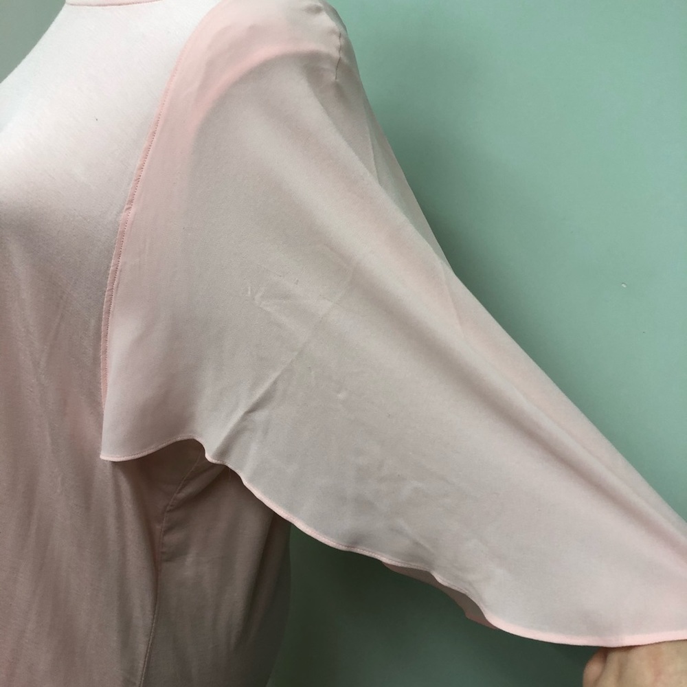 Lauren Ralph Lauren | Women's Layered T-Shirt | Pink | Size 2X - Picture 2 of 3